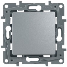 Переключатель промежуточный Legrand Etika алюминий 672409
