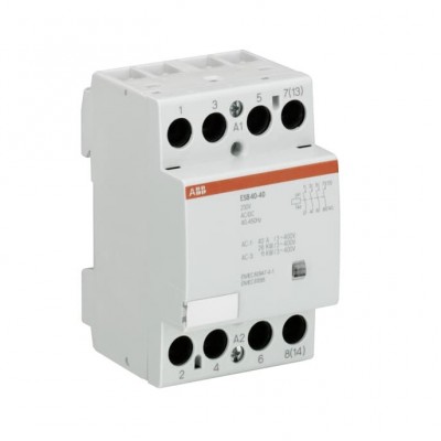 ESB-40-40N-06 (40A AC1) 220 В AC/DC Модульный контактор ABB
