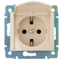 Розетка силовая Legrand Valena Classic 2K+3 с крышкой, на винтах, слоновая кость 774322