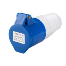 НТ-213 16А пер. 2Р+РЕ 220В IP44 розетка силовая