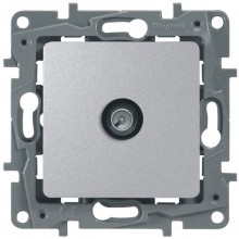 Розетка TV Legrand Etika звезда 2 дБ, алюминий 672451
