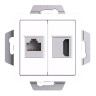Розетка HDMI+Интернет RG45 кат.5Е Schneider Electric Atlasdesign