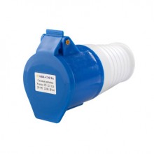 НТ-223 32А пер. 2Р+РЕ 220В IP44 розетка силовая