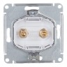 Розетка для колонок двухместная Schneider Electric Atlasdesign