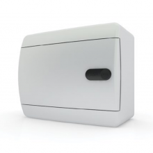 Щит накладной Tekfor IP41 6М непрозрачная белая дверь
