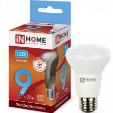 9Вт 4000К Е27 лампа светодиодная IN HOME LED-R63-VC 230В 810Лм в