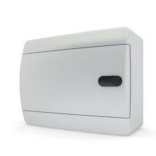 Щит накладной Tekfor IP41 8М непрозрачная белая дверь