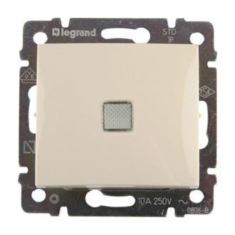 Переключатель промежуточный Legrand Valena Classic с подсветкой, слоновая кость 774348