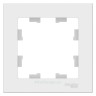 Рамка 1-пост Schneider Electric Atlasdesign белый
