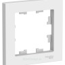 Рамка 1-пост Schneider Electric Atlasdesign белый