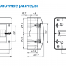 Щит накладной Tekfor IP40 12М прозрачная черная дверь