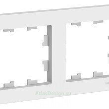 Рамка 2-пост Schneider Electric Atlasdesign белый