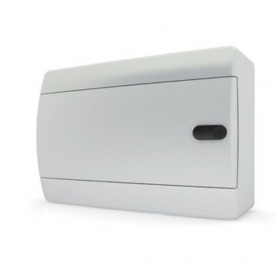Щит накладной Tekfor IP41 12М непрозрачная белая дверь