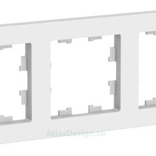 Рамка 3-пост Schneider Electric Atlasdesign белый