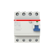 F204 0,03-30мА AC-63 УЗО четырехполюсный ABB