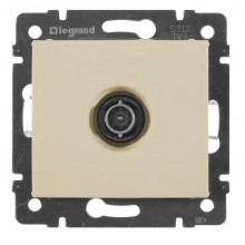 Розетка TV Legrand Valena Classic проходная 14 дБ, слоновая кость 774331