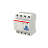 F204 0,1-100мА AC-63 УЗО четырехполюсный ABB