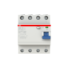 F204 0,1-100мА AC-63 УЗО четырехполюсный ABB