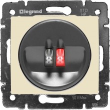 Розетка для колонок Legrand Valena Classic одиночная, слоновая кость 774123