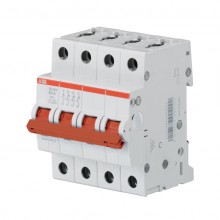 SD204/63 Рубильник четырехполюсный ABB, красный