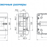 Щит встраиваемый Tekfor IP41 12М прозрачная черная дверь