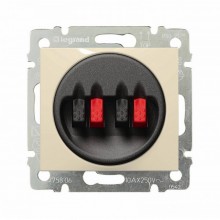 Розетка для колонок Legrand Valena Classic двойная, слоновая кость 774324