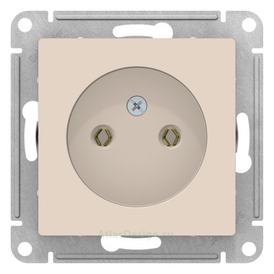 Розетка Schneider Electric Atlasdesign, без заземлением, винтовые клеммы