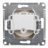 Розетка Schneider Electric Atlasdesign, без заземлением, винтовые клеммы