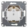 Розетка Schneider Electric Atlasdesign, с заземлением, винтовые клеммы