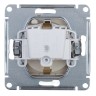 Розетка Schneider Electric Atlasdesign, с заземлением,с крышкой, со шторками,