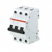 S203 C100 6 aК Выключатель автоматический трехполюсный ABB