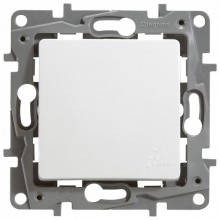 Выключатель одноклавишный Legrand Etika IP44 белый 672200