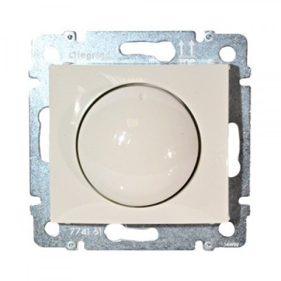 Светорегулятор Legrand Valena Classic поворотный, 40-400 Вт, слоновая кость 774161
