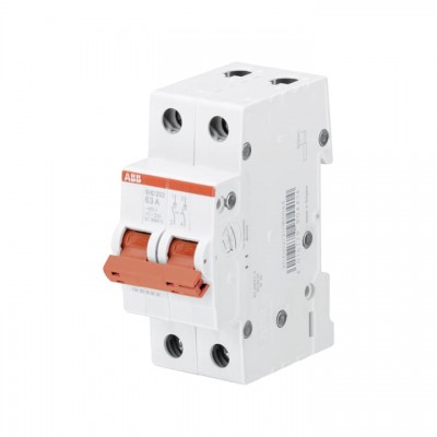 SHD202/63 Рубильник двухполюсный ABB, красный