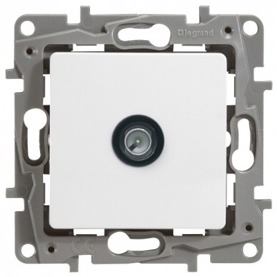 Розетка TV Legrand Etika звезда 2 дБ, белая 672251