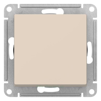 Переключатель 1-клавишный Schneider Electric Atlasdesign бежевый