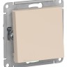Переключатель 1-клавишный Schneider Electric Atlasdesign бежевый
