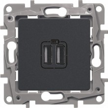 Зарядное устройство Legrand Etika антрацит 672694