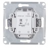 Переключатель 1-клавишный с подсветкой Schneider Electric Atlasdesign бежевый