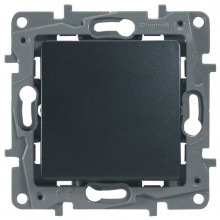 Переключатель одноклавишный Legrand Etika антрацит 672605