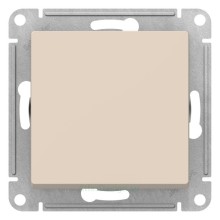 Перекрестный Переключатель 1-клавишный Schneider Electric Atlasdesign бежевый