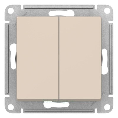 Перекрестный Переключатель 2-клавишный Schneider Electric Atlasdesign