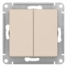 Перекрестный Переключатель 2-клавишный Schneider Electric Atlasdesign