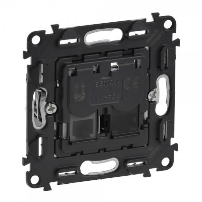 Розетка RJ-11+RJ-45 Legrand Valena In'Matic кат. 6 UTP 753032
