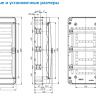Щит навесной Tekfor IP65 36М прозрачная черная дверь