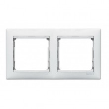 Рамка Legrand Valena Classic на 2 поста, белая 774452