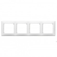 Рамка Legrand Valena Classic на 4 поста, белая 774454