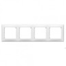 Рамка Legrand Valena Classic на 4 поста, белая 774454