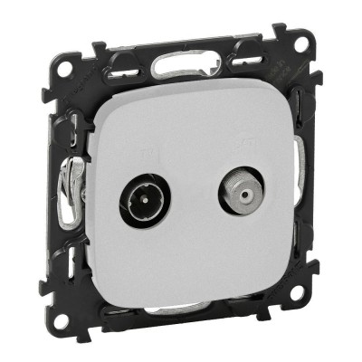 Розетка TV-SAT Legrand Valena Allure звезда 1,5 дБ, алюминий 753958