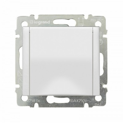 Розетка силовая Legrand Valena Classic 2K+3 с крышкой, на винтах, белая 774422